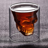 6 Verres à Shot Tête de Mort